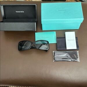 Tiffany & Co. Black Sunglasses